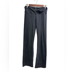 Aerie Washed Black Crossover Ruched Bootcut Yoga Pant SZ Medium Long Tall